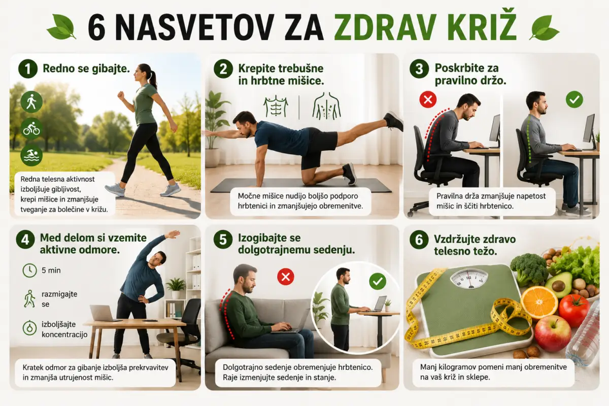 Naravno lajšanje bolečine v hrbtu z gibanjem in obliži
